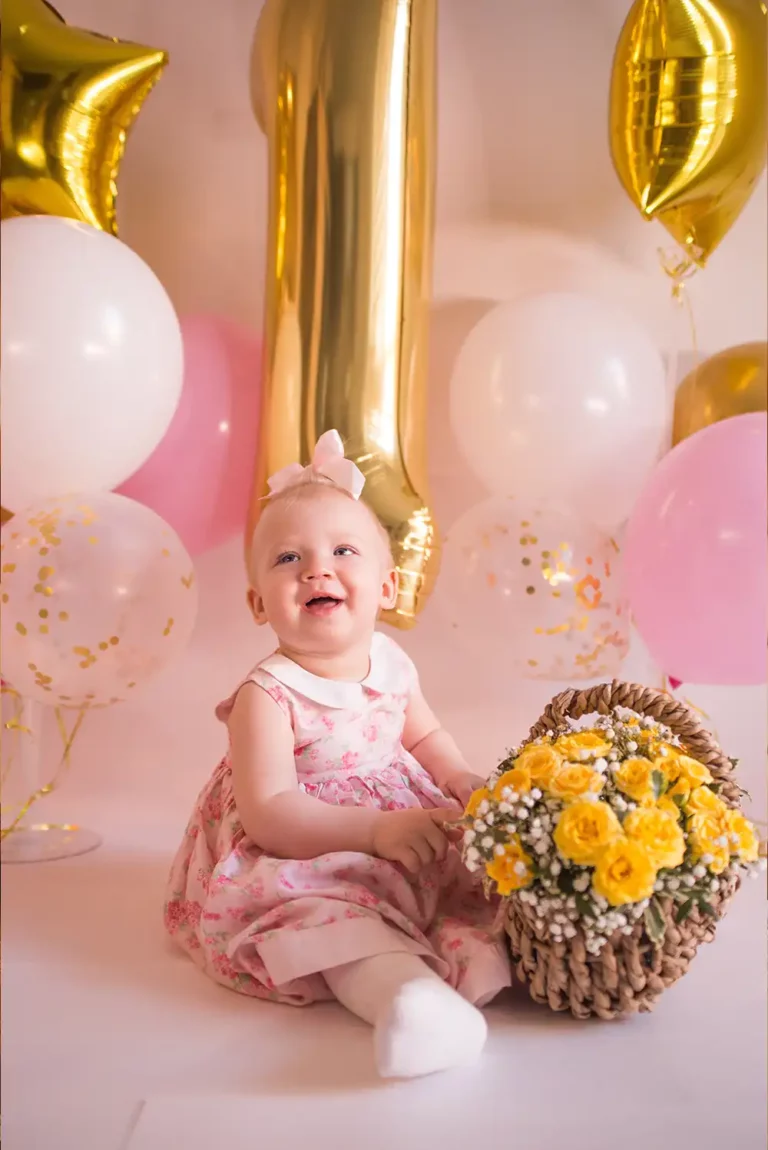 Baby With Balloons