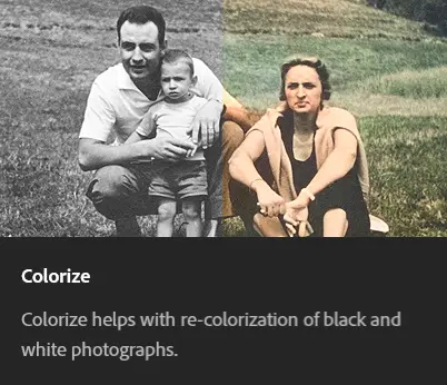 Colorize AI Feature In Photoshop