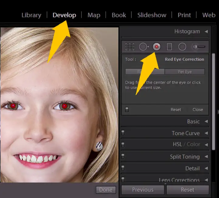 How to Remove Red Eye in Lightroom